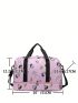 Large Fashion Travel Bag Cartoon Graphic Zipper Adjustable-strap