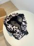 Leopard Pattern Travel Bag Polyester Large Capacity Sporty