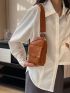 Minimalist Sling Bag Mini Brown For Daily