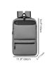 Two Tone Laptop Backpack Zipper Adjustable Strap Casual