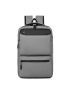 Two Tone Laptop Backpack Zipper Adjustable Strap Casual