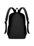 Colorblock Alphabet Pattern Multi-pocket Casual Backpack