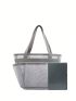 High Capacity Women Mesh Transparent Bag Double-Layer Heat Preservation Large Picnic Beach Bag