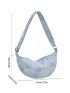 Medium Hobo Bag Tie Dye With Zipper Adjustable Strap