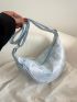 Medium Hobo Bag Tie Dye With Zipper Adjustable Strap