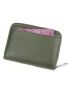 RFID Blocking Accordion Card Wallet With Large Capacity, Genuine Leather Card Holder With Coin Pocket