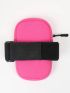 1pc Pink Polyester Running Arm Bag