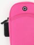 1pc Pink Polyester Running Arm Bag