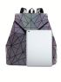 Geometric Pattern Women Backpack Travel Shoulder Bag Rucksack