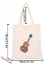 Student Canvas Bag Single Shoulder Bag For Women Large Capacity