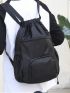 New Large Capacity Ultra-Light Women's Backpack Solid Color