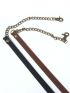 Minimalist Chain Bag Strap Black Pu