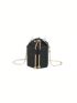 Mini Cartoon Embossed Bucket Bag Drawstring Design Chain Strap