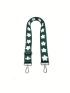 Adjustable Bag Strap Polyester Floral Pattern