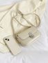 Mini Flap Square Bag Fashionable Turn-lock PU