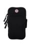 Multi-Function Black Polyester Zipper Sports Arm Bag For Running