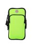 Multi-Function Green Polyester Zipper Sports Arm Bag For Running