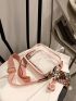 Female Transparent PVC Clear Phone Bag Mini Fashion Casual Waterproof Adjustable Strap Shoulder Bag