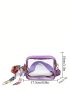 Female Transparent PVC Clear Phone Bag Mini Fashion Casual Waterproof Adjustable Strap Shoulder Bag