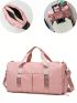 Gym Bag For Women With Shoe Compartment Durable Lightweight Yoga Large Handbag