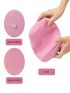 Hand Bag Make Up Pouch for Women with Zipper Cute Cosmetic Box for Girl Toiletry Bag Accessories Organizer Mei red large