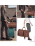 Seyfocnia 2 in 1 Hanging Suitcase Suit Business Travel Bag Convertible Travel Garment Bag,Carry on Garment Duffel Bag for Men Women