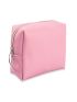 Hand Bag Make Up Pouch for Women with Zipper Cute Cosmetic Box for Girl Toiletry Bag Accessories Organizer Mei red large