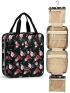 Travel Essential Toiletry Bag for Women Hanging Large Capacity Travel Bag for Toiletries with 4 Compartments Water-Resistant Organizer