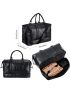 Leather Travel Bag with Shoe Pouch,Weekender Overnight Bag Waterproof Leather Large Carry On Bag Travel Tote Duffel Bag for Men or Women