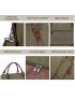 Travel Tote Duffel Bag, Canvas Shoulder Weekender Bag with Shoe Compartment Overnight Carry On Bag for Men or Women