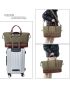 Travel Tote Duffel Bag, Canvas Shoulder Weekender Bag with Shoe Compartment Overnight Carry On Bag for Men or Women